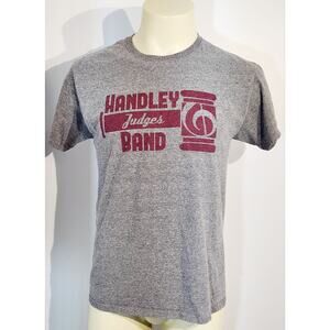 Fruit Of The Loom HD Cotton Unisex Handley Judges Band Gray Short Sleeve T-shirt